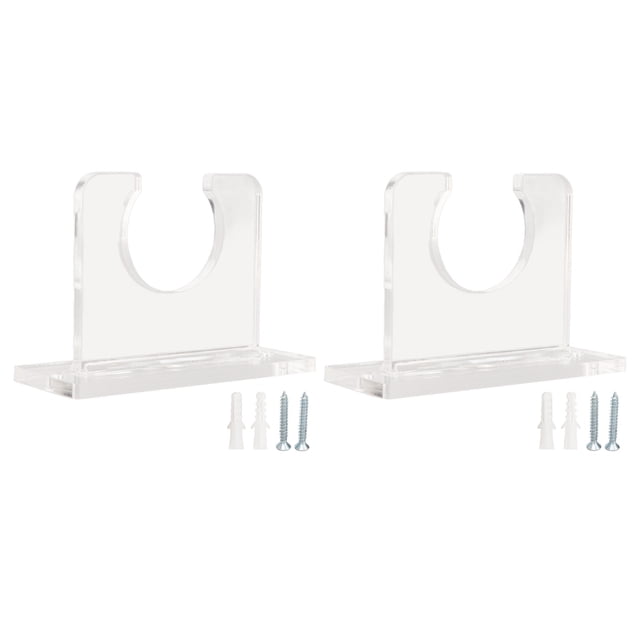 YUMILI Support de Batte de Baseball 2 Pcs, Support de Batte de Baseball pour Affichage Vertical Support de Batte en Acrylique Robuste Support D'affichage Mural pour Batte de Baseball