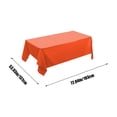 thumbnail image 3 of SPOORYYO Disposable Tablecloths for Parties, Picnics, and Events - 54x72 Inches, Strong Stain Resistance, Easy Cleanup, Available in Multiple Colors, 3 of 6