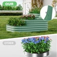 thumbnail image 4 of BeesClover Galvanized Steel Raised Garden Bed Kit, 30" Deep Root Planter Box for Vegetables, Herbs & Flowers, Easy Assembly, 4 of 6