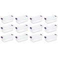 thumbnail image 2 of Sterilite 6 Quart Plastic ClearView Latch Storage Container Tote, 12 Pack, 2 of 11