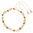 thumbnail image 2 of Collier de Perles Colorées Tricotant à la Main des Noeuds à la Mode Pendentif Collier Suspendu pour Femme (Coloré), 2 of 8