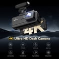 thumbnail image 3 of REDTIGER A8 Dash Cam Front and Rear, with AI-Powered Driver Assistance, 3.18" IPS Touch Screen 4K Car Camera,include 64GB Card, Built-in GPS, Super Night Vision, 24H Parking Monitor, G-Sensor, 3 of 12