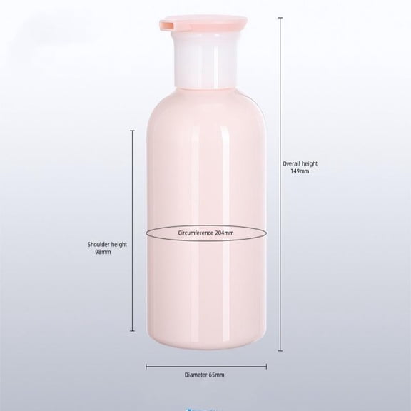 300ml Press Bathroom Dispensing Bottle PET Liquid Soap Shampoo Shower Empty Container Bathroom Accessories Household Supplies