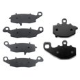 thumbnail image 2 of KMG Front + Rear Brake Pads Compatible with 1995-1997 Kawasaki GPz 1100 - Non-Metallic Organic NAO Brake Pads Set, 2 of 4