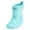 Sky Blue, variant on 2025 Toddler Rain Boots Thick Boots Rain Boots Short Rain Dollhouse Lace Up Boots for Toddler Easy Girls Boot on Lightweight