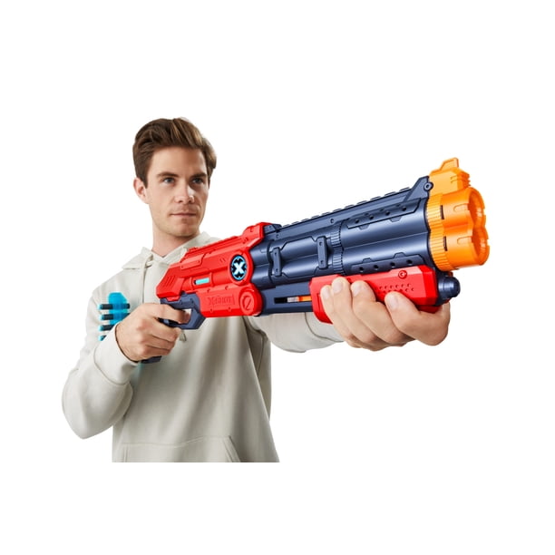 ZURU X-Shot Excel Crusher Combo Pack (livré avec broyeur X-Shot, ceinture de 35 fléchettes, 56 fléchettes, 2 micro blasters), 36464