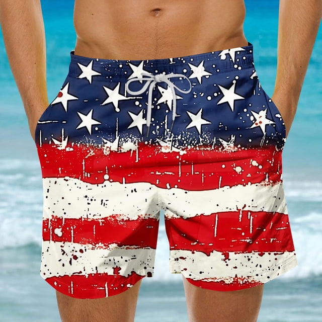 Weiqiqre Gym Shorts Men Swim Trunks Quick Dry Board Shorts Bathing Suit with Mesh Lining
