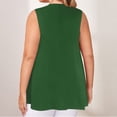 thumbnail image 3 of Birdeem Débardeur pour Femmes Mode Grande Taille Col en V T-Shirt Sans Manches Ample, 3 of 10