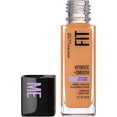 thumbnail image 3 of Maybelline New York Fit Me Fond de teint Hydrate + Lisse, fini naturel et lumineux, hydratant, couvrance moyenne, peaux normales à sèches, 30 ml, 3 of 3