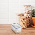thumbnail image 3 of WHEANG 5 Size Single Clear Plastic Storage Jars Vacuum Proof Fresh Storage Airtight Jars Kitchen Airtight Jars With Lids Proof Crispers, 3 of 4