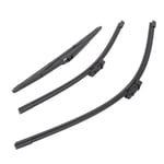 Windshield Wiper Blades, Windshield Wipers Noise Reduction 3Pcs Easy Installation  for Car