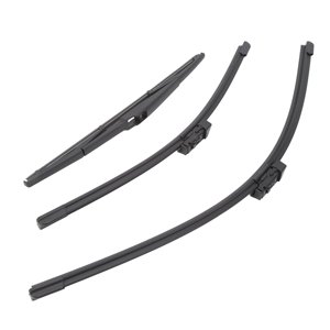 Lames d'essuie-glaces, réduction du bruit des essuyages 3Pcs Installation facile pour la voiture