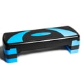 thumbnail image 1 of PRISP Adjustable Aerobic Stepper 78cm, 3 Levels (4''/6''/8'') Exercise Step Platform for Home Gym and Fitness Training, 1 of 8