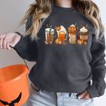 thumbnail image 4 of 2023 Chandail en Molleton de Mode pour Femmes 50 % de Rabais Liquidation Halloween Chandail en Molleton Décontracté Aguichant Mode Imprimé Manches Longues Col Rond Chandail Blouse Sans Capuche, 4 of 7
