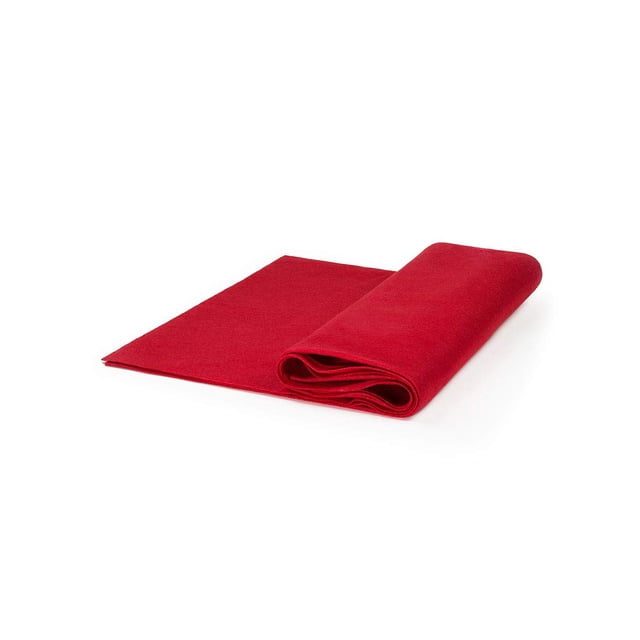 Craft Felt By The Yard 72 Wide X 1 Yd Long - Red