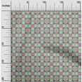 thumbnail image 2 of oneOone Viscose Jersey Light Mint Green Fabric Asian Suzani Fabric For Sewing Printed Craft Fabric By The Yard 60 Inch Wide, 2 of 5