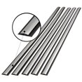thumbnail image 2 of Fasade 47 in Divider Trim 5 Pack Brushed Aluminum Finish Durable PVC Construction, 2 of 8