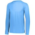 thumbnail image 2 of Youth Attain Wicking Long Sleeve Tee L Columbia Blue, 2 of 4