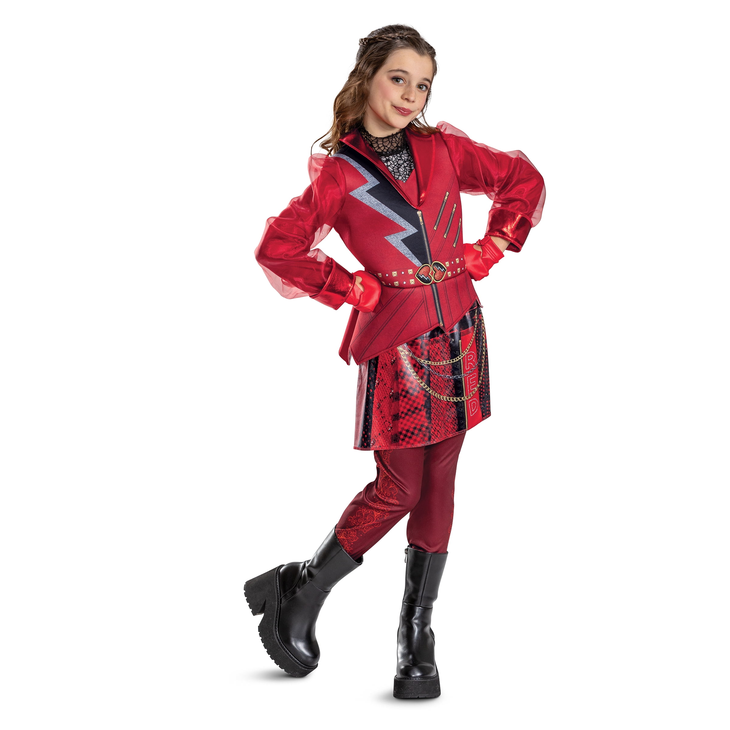 Costume Deluxe « Rouge » de Descendants 5 de l’enfant fille