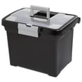 thumbnail image 1 of Sterilite Organisateur de Dossiers Portable Verrouillable avec Poignée (Lot de 12), 1 of 3