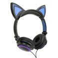 thumbnail image 4 of Wired Headphone, Noise Reduction Foldable Cat Ear Design Excellent Sound Quality Cute Kids Headset  For Children For Cell Phones, 4 of 8