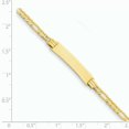 thumbnail image 4 of 14K Yellow Gold Figaro ID Bracelet, 4 of 4