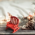 thumbnail image 4 of Vintage Christmas Decorations,Christmas Mini European Wooden Vintage Rocking Chair Small Cloth Doll Miniature Furniture Chair Props Pendant Model,Mini Christmas Ornaments, 4 of 6