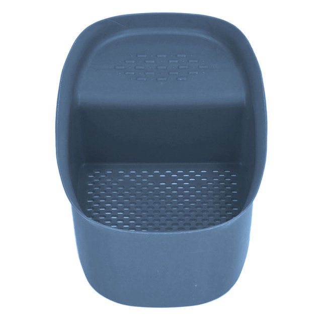 Kitchen Sink Colander Basket for Waste Vegetable Fruits, Durable Saddle Shaped Mesh Strainer, Dry Wet Separation, Multifunctional Storage Rack, Space Saving