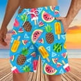 thumbnail image 2 of UVEASISHA Mens Tropical Swim Trunks Palm Tree Print Bathing Suits Drawstring Elastic Waist Board Shorts Lightweight Quick Dry Beach Shorts with Pockets Holiday Sales 2025 Multicolor XL, 2 of 6