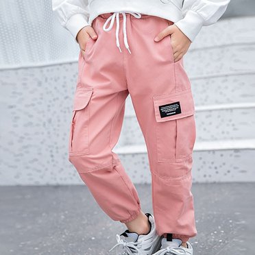 YUNAFFT Pantalons Cargo pour Garçons Multi-Poches Taille Haute Élastique Utilitaire Décontracté Coupe Ample Extérieur Usage Quotidien