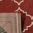 thumbnail image 4 of Safavieh Courtyard Tapis Rouge Intérieur Extérieur - 6 Pieds7 Pouces x 9 Pieds6 Pouces, 4 of 5