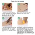 thumbnail image 4 of Non Slip Shoe Sole V Pattern Rubber Basketball Replacement Sheet for Size 41-44, Wear Resistance Sole Repair Patch with Mute Effect, Non Slip Pad Rubber for Shoe Repair, 4 of 7
