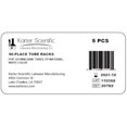 thumbnail image 4 of Karter Scientific 207D2 Plastic Test Tube Rack, Holds 90, for 12/13mm Diam. Tubes, PP mat., White, 4 of 4