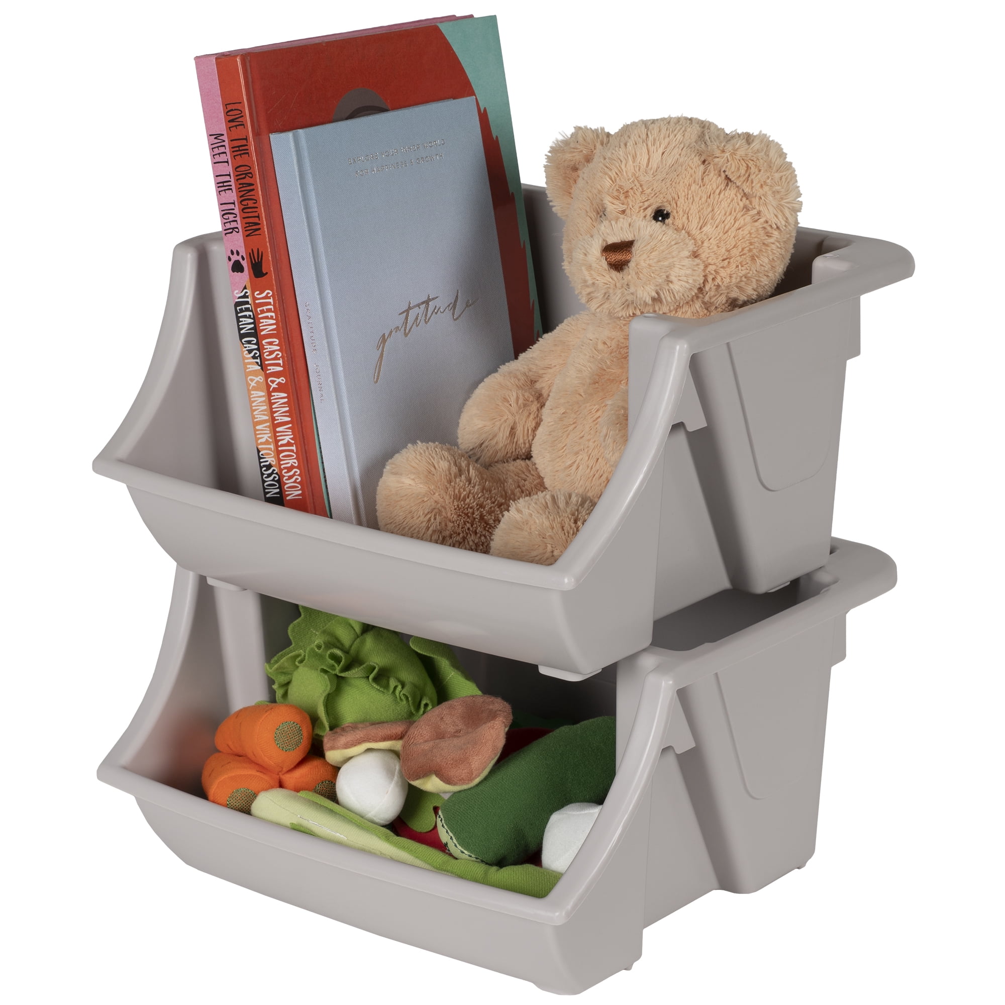Neatfreak Kids empilable bac de rangement, Paquet de 2