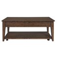 thumbnail image 1 of Liberty Furniture Lake House Table de Cocktail Brun Foncé à Plateau Relevable avec Casiers de Rangement, Brun Rustique, 1 of 8