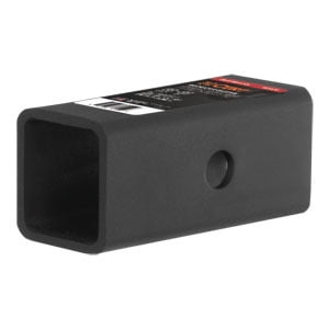 Curt Hitch 45405 Trailer Hitch Receiver Tube Adapter R24 Adapts From 2-1/2 Inch To 2 Inch; Single; Tube Without Collar