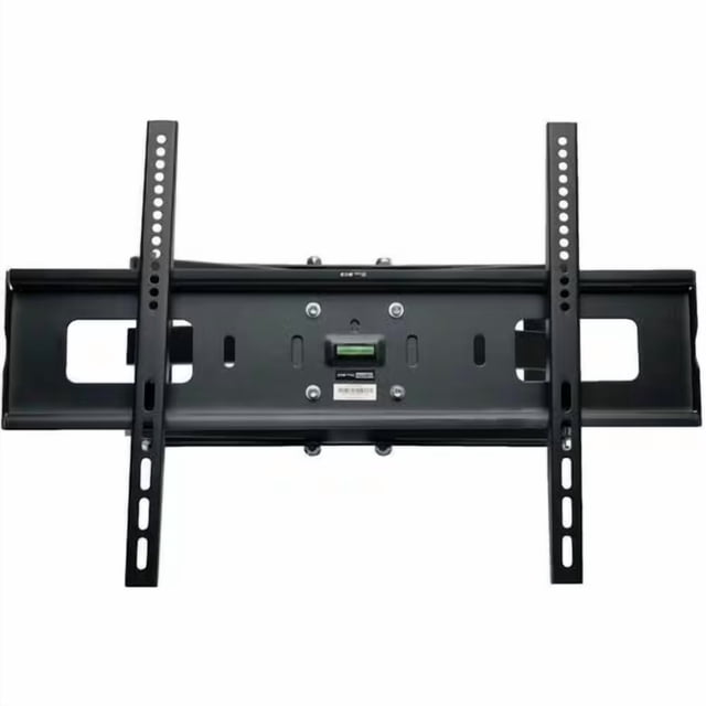 Tripp Lite Série DWM3770X Support Mural pour Écran Plat en Noir, Vue Frontale d'Un Support Métallique à Mouvement Complet avec Bras Verticaux Comprenant Plusieurs Trous de Montage VESA, un Niveau à Bulles Intégré et une Finition à Revêtement en Poudre Résistante aux Rayures, Compatible avec les Téléviseurs à Écran Plat de 37 à 70 Pouces et Idéal pour un Positionnement flexible de l'Écran à la Maison Ou au Bureau.