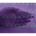 thumbnail image 4 of oneOone Viscose Chiffon Fabric Chevron & Swirl Block Printed Fabric 1 Yard 42 Inch Wide, 4 of 4