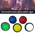 thumbnail image 2 of CAROOTU 1pcs Boutons 100mm Grand Dôme 12V LED Bouton d'Arcade pour Machine d'Arcade, 2 of 5