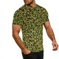 thumbnail image 4 of Ceisia T-Shirt Décontracté pour Homme à Coupe Ajustée, Col Rond, Manches Courtes, Imprimé Camouflage Moucheté, Cadeaux, 4 of 9
