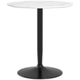 thumbnail image 1 of HOMCOM Table à Manger Ronde avec Base en Acier, Coussinet Antidérapant pour Salon, 1 of 10