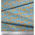 thumbnail image 3 of Soimoi Cotton Voile Fabric Text & Tiger Face Cartoon Fabric Prints by Yard 56 Inch Wide, 3 of 3