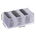 thumbnail image 4 of Birdeem Foldable Printed Mesh Underwear Shirt Leggings Jeans Drawer Storage Box, 4 of 10