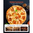 thumbnail image 3 of VEVOR Four à Pizza d'Extérieur de 12 Pouces Four à Pizza Portable à Granules de Bois en Acier Inoxydable BBQ, 3 of 9