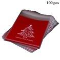 thumbnail image 1 of 100PCS Christmas Treat Bags Creative Patterns Cookie Bags Candy Treat Bags, 1 of 3