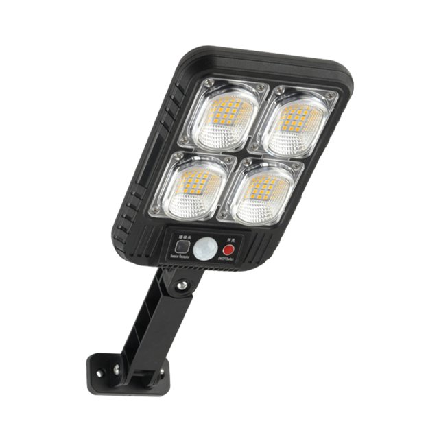 Renjiang Solar Lights for Outside, Led Solar Wall Light Motion Sensor with Remote Control, 3 Modes Solar Flood Lights Lamp Outdoor for Yard, Garden, Path, Parking