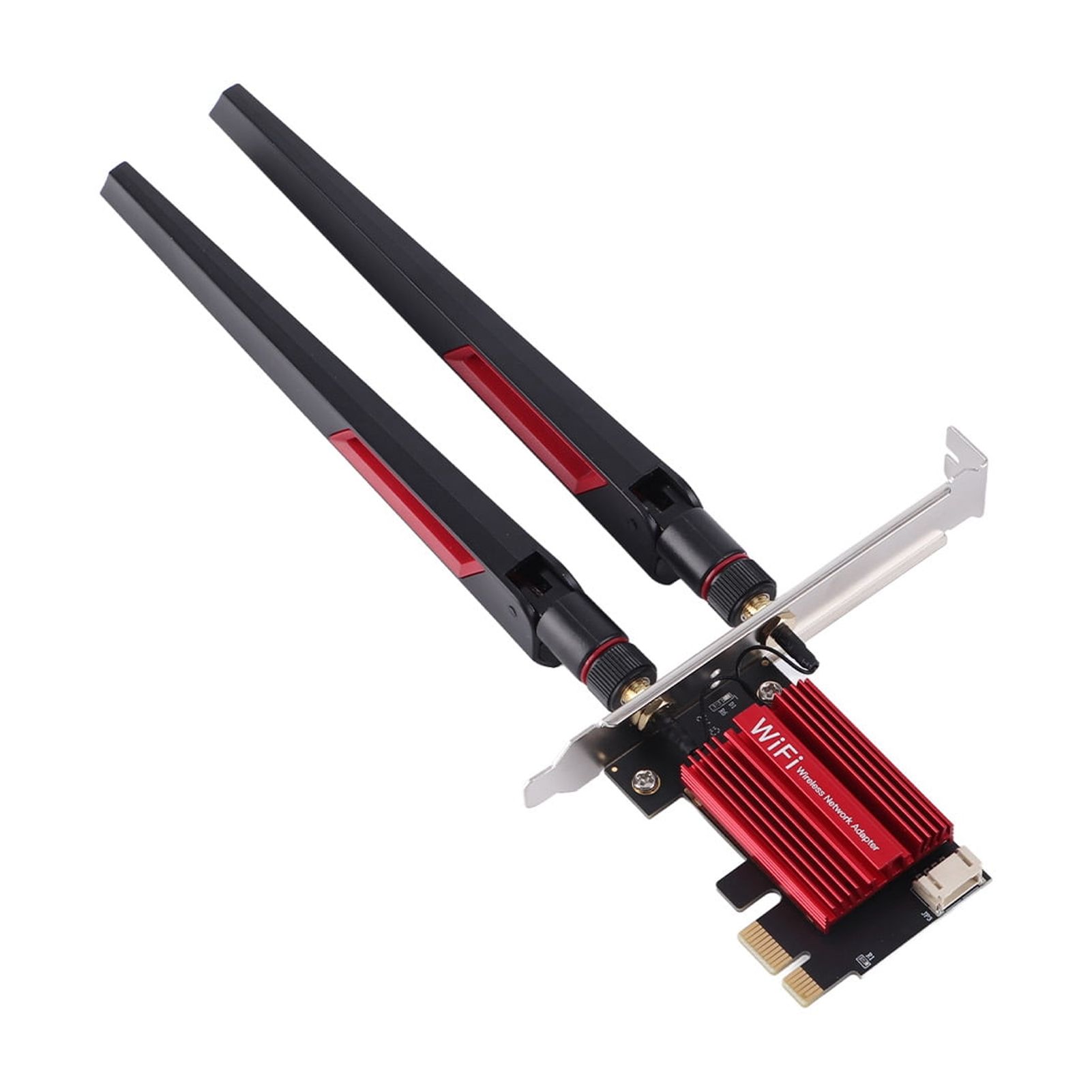PCIE Wifi  Card, Plug and Play 7260AC Pro Dual Band WiFi Card Powerful Coverage with 2 10dBi Gain for Desktop Computer for  7 8 10 11