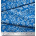 thumbnail image 2 of Soimoi Silk Fabric Paisley Block Decor Fabric Printed Yard 42 Inch Wide, 2 of 3