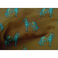 thumbnail image 4 of oneOone Cotton Cambric Fabric Horse Block Decor Fabric Printed BTY 56 Inch Wide, 4 of 4