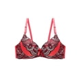 thumbnail image 5 of Pisexur Women's Comfortable Push Up Embroidery Lace Bra and Panty Set Plus Size, 5 of 5